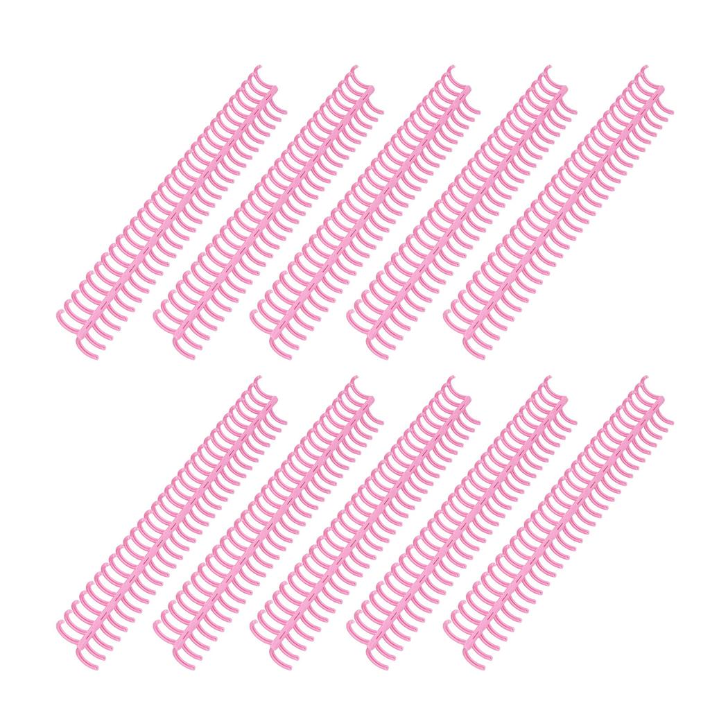 10 Pcs Binding Comb 19mm 30 150 Sheet Capacity Plastic Comb Binding Spines for B5 Paper