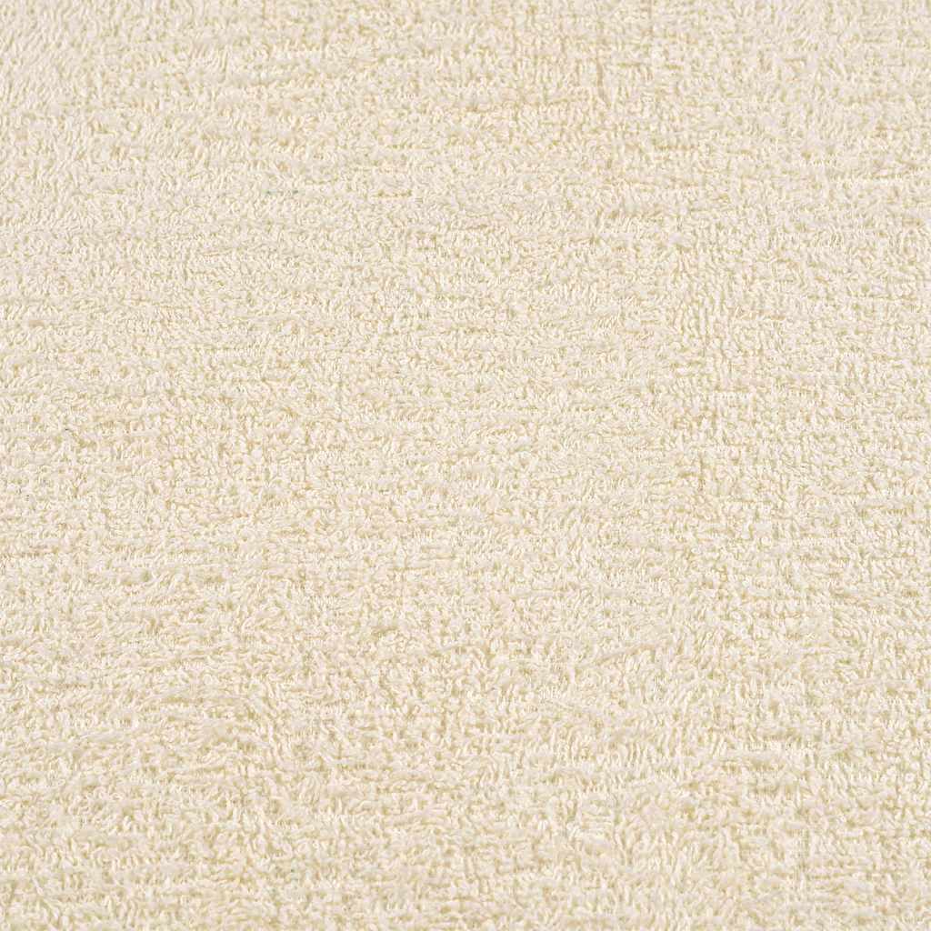 Vidaxl Ręczniki Dla Gości, 10 Szt., Kremowe, 30X50 Cm, Bawełna 100%