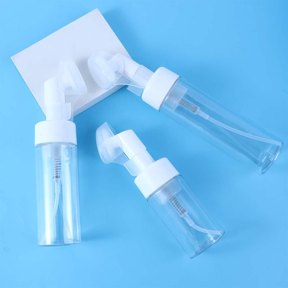 Tool Soap Mousses Liquid Spray Bottle With Cleansing Brush Foaming Bottle Refillable Bottles