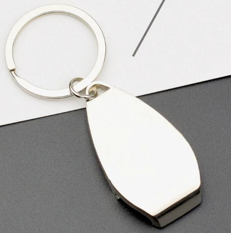 Bottle opener personalized glossy keychain