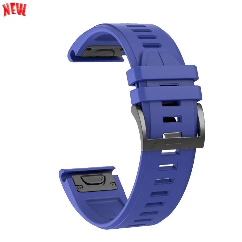 Cinturino in Silicone da 26mm 22mm Per Garmin Fenix 8 E 7 7X Pro 5 5X Plus 6 6X Pro Epix Gen 2 Cinturino Tactix 8 7/Enduro 3 Braccialetto QuickFit