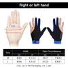 Billardhandschuh Rutschfest Atmungsaktiv Queue Sport Handschuh 3 Finger Super Elastischer Sporthandschuh Passend für Linke oder Rechte Hand