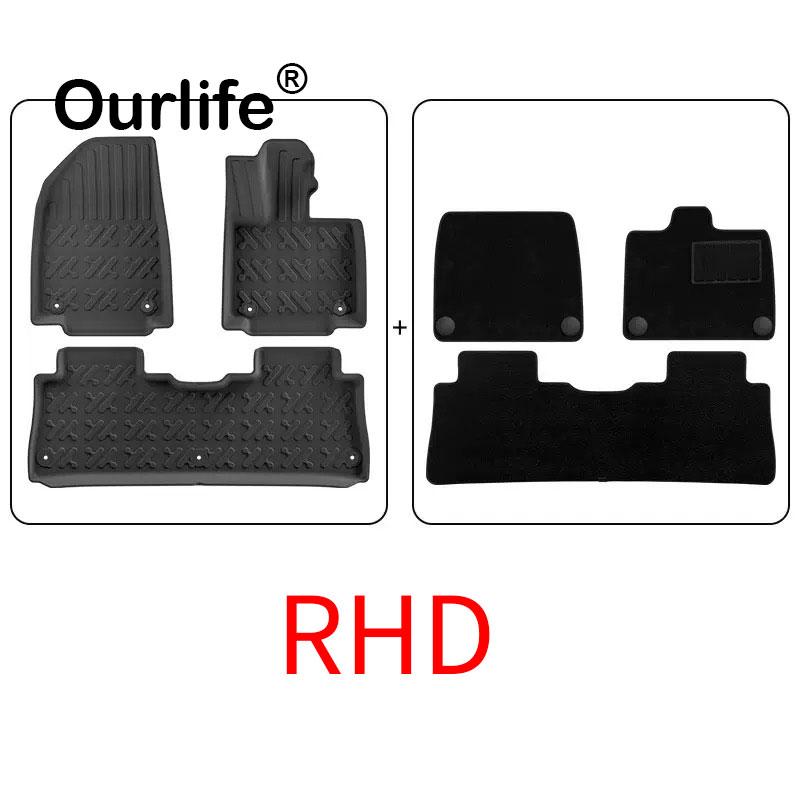 RHD LHD For IM LS6 MG IM6 2026 2025 Dustproof Easy Clean Car floor Mats TPE Material Non-Slip Interior Parts Accessories