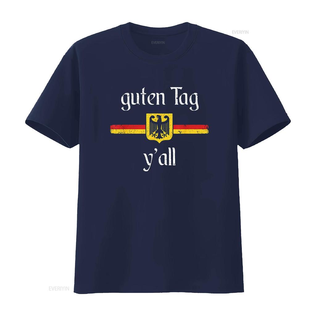 Mens Oktoberfest German Flag Eagle Prost Guten Tag Y all T Shirt Black Large vintage Washed designer clothes graphic streetwear