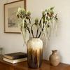 Artificial Flower Paphiopedilum Realistic Silk Plastic Petals Flexible Stems Long-Lasting No Watering Fake Orchid Home Decor