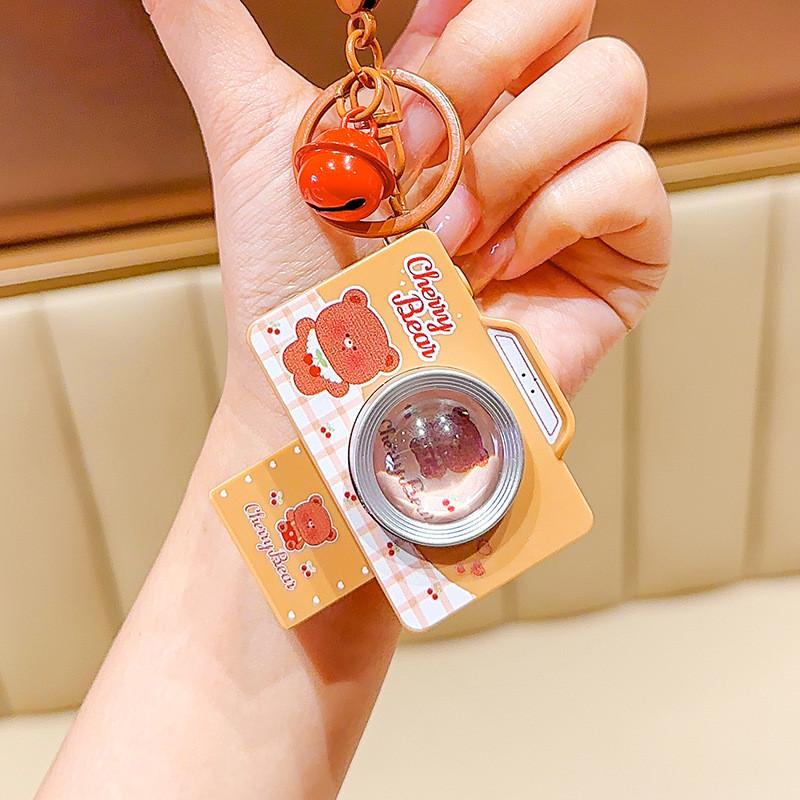 

Heart Camera Cute Pvc Keychain Plush Decorative Key Ring Perfect For Gifts Collectibles And
