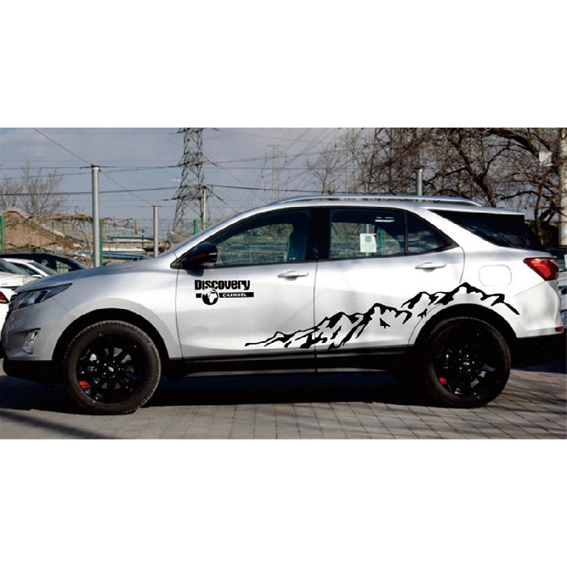 Vinyl Mountain Decal For Car Side Door Decoration, Auto Sticker, Decal For Toyota Prado Land Cruiser