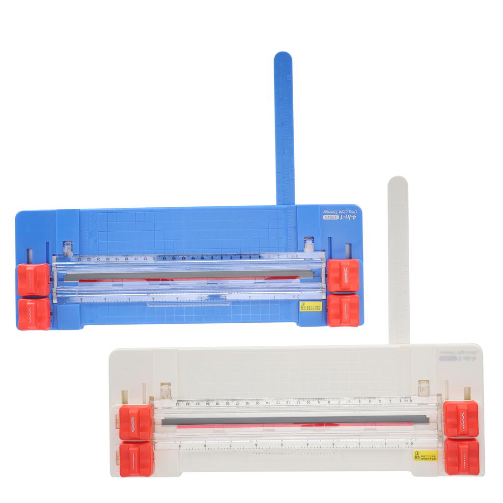 Papierschneider, 4-in-1, rollend, tragbar, Fotoschneider, gepunktet, gerade, gewellt, Rillmesser