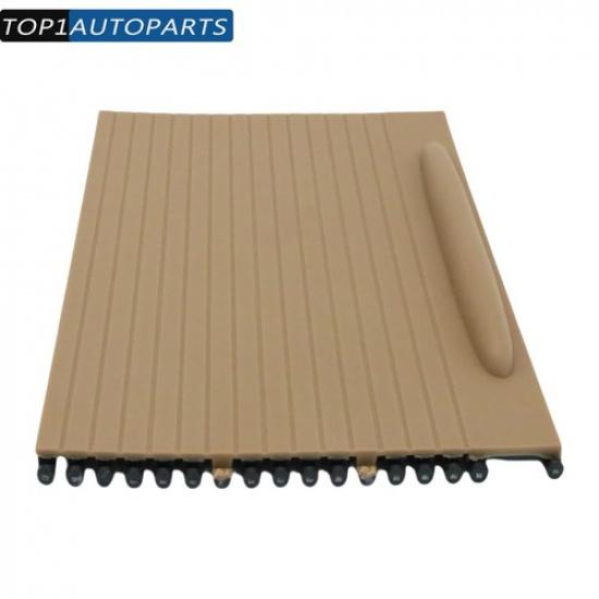 Front Console Cup Holder Roller Blind Cover Beige For 2003-2010 Porsche Cayenne