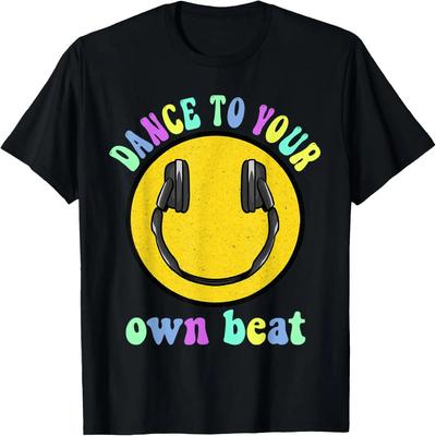 Dance To Your OWN Beat Headphones Retro Vintage 90's Girl T-Shirt