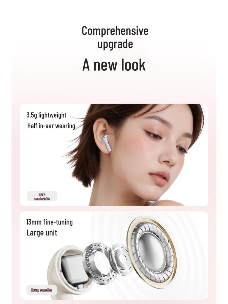 Edifier Zero Air Pro: Noise-Canceling Bluetooth V6.0 with Anti-loss Positioning, Long Battery Life, Large Drivers