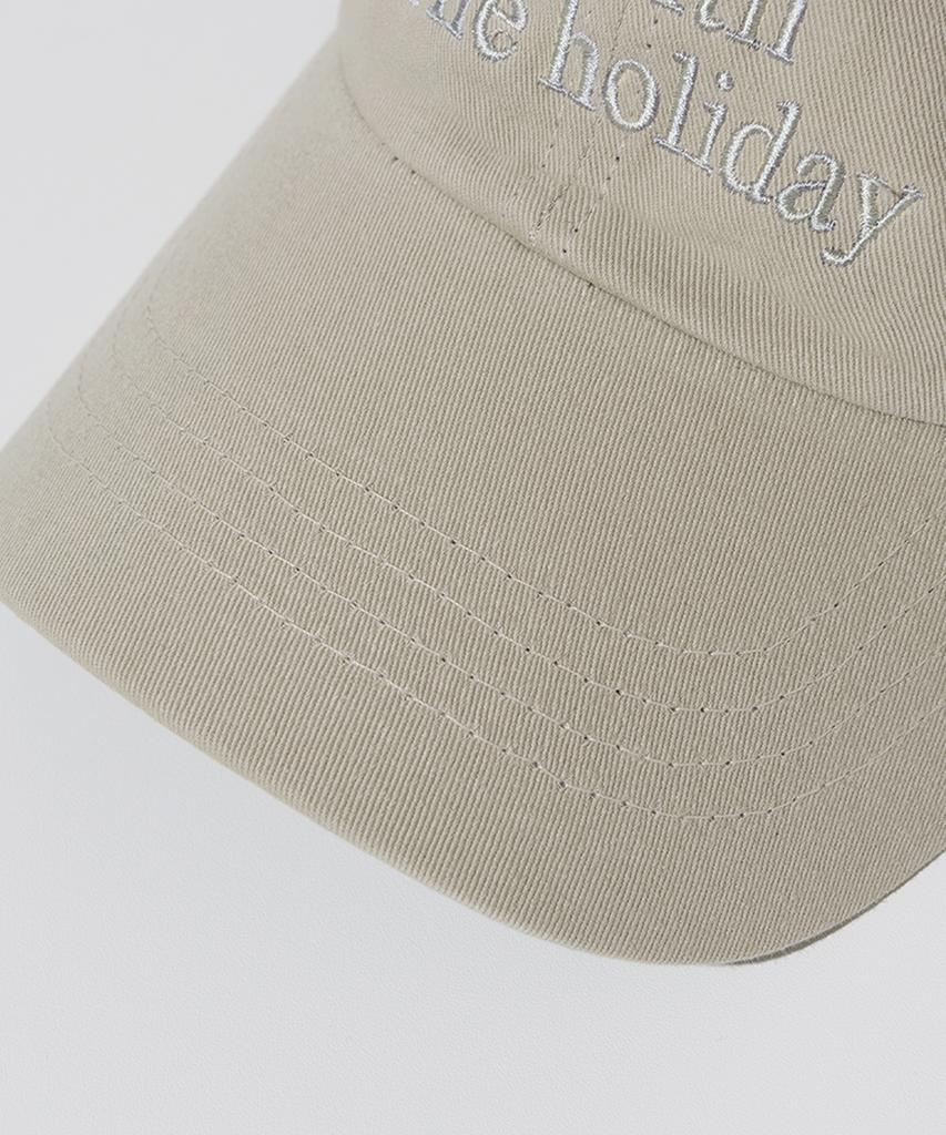 MILLO ARCHIVE Holiday Signature Ball Cap [Beige]