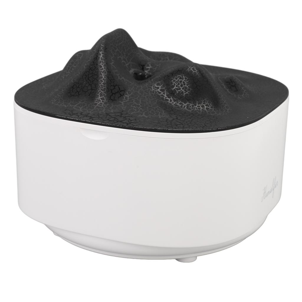 Aromaterapeutický difuzér zvlhčovač s LED barevnými světly Lávová hora 1,5L USB Esenciální olej