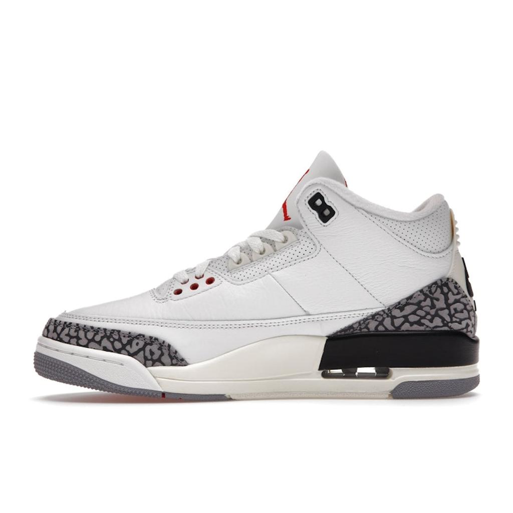 Air Jordan 3 Retro White Cement Reimagined Unisex Sneakers Summit-White Fire-Red Black DN3707-100