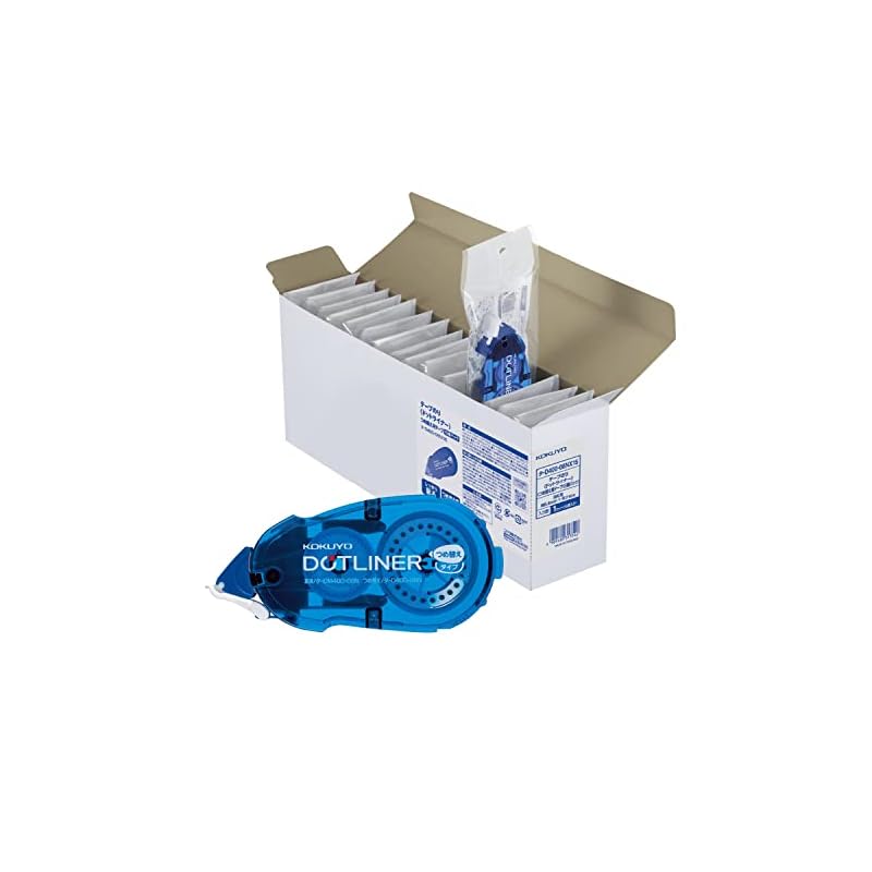 KOKUYO Dotliner Tape Glue Refill, Strong Adhesive, 15-pack (TA-D400-08X15)