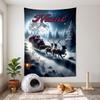 Christmas Atmosphere (19) Customizable Name Decorative Wall Tapestry Ideal Choice for Wall Decor In Bedrooms Living Rooms Dorms and Home