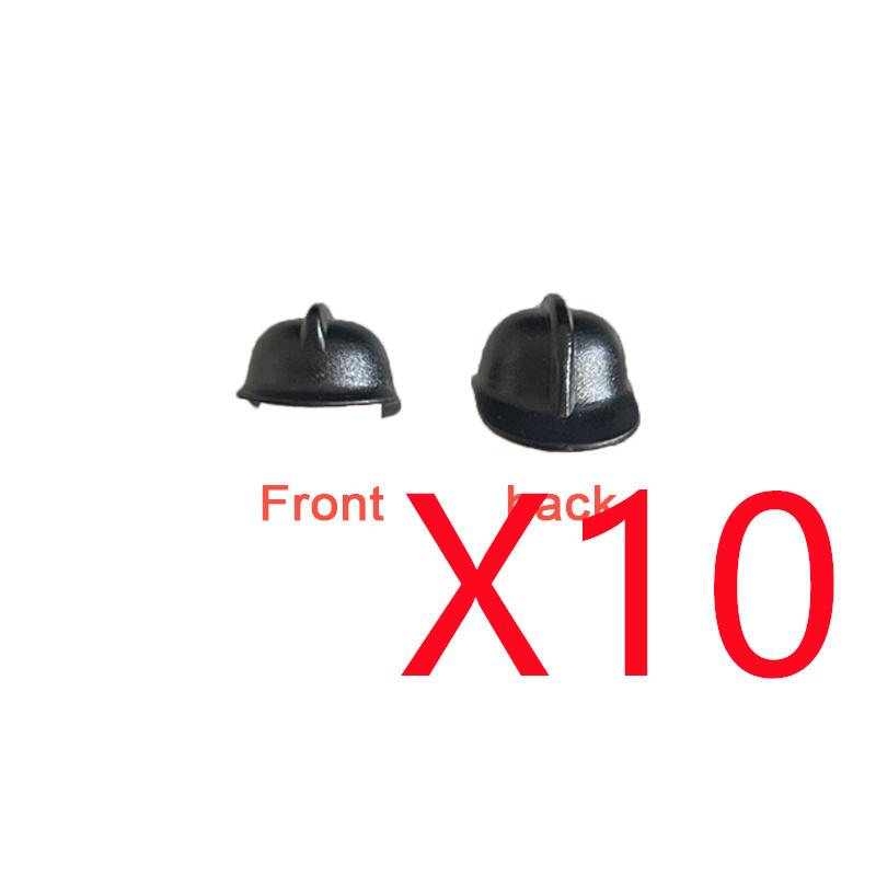 Military Soldier Figure Helmet Building Block Motorcycle Racing hat Cape cap Building Block Weapon Accessories Gift Toy Kid J052