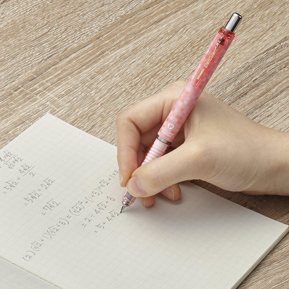Zebra Mechanical Pencil DelGuard Square Pink 0.5 P-MA85-SQP