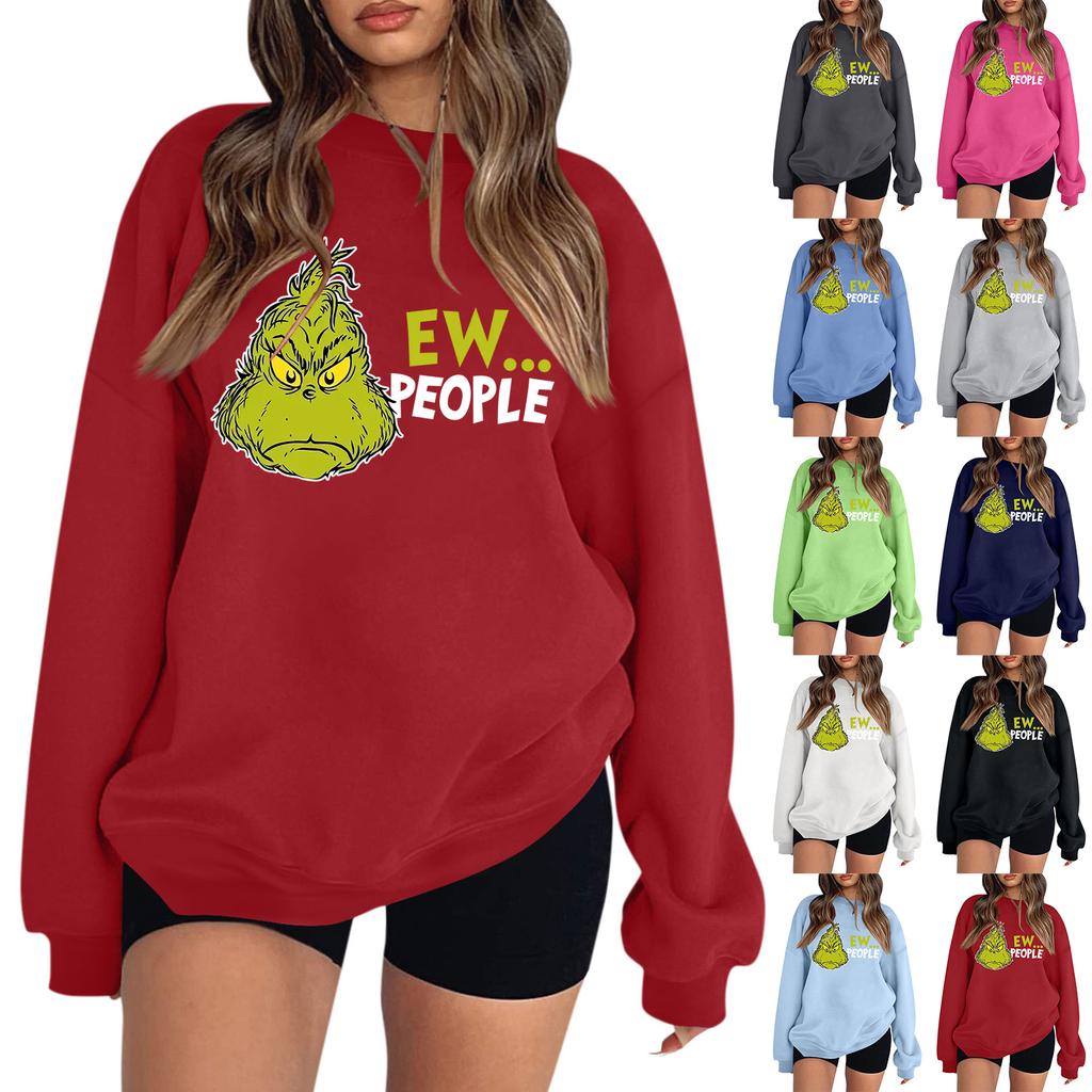 Dámská mikina Colorblock Dlouhý rukáv Kulatý výstřih Neformální Pohodlné Volné Lehká dámská mikina