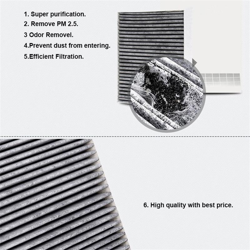 Cabin Filter 64319237157/64319237158 For BMW X3 F25 2010-2019 X4 F26 2013-2018 sDrive18d XDrive20i xDrive28i xDrive30d xDrive35d