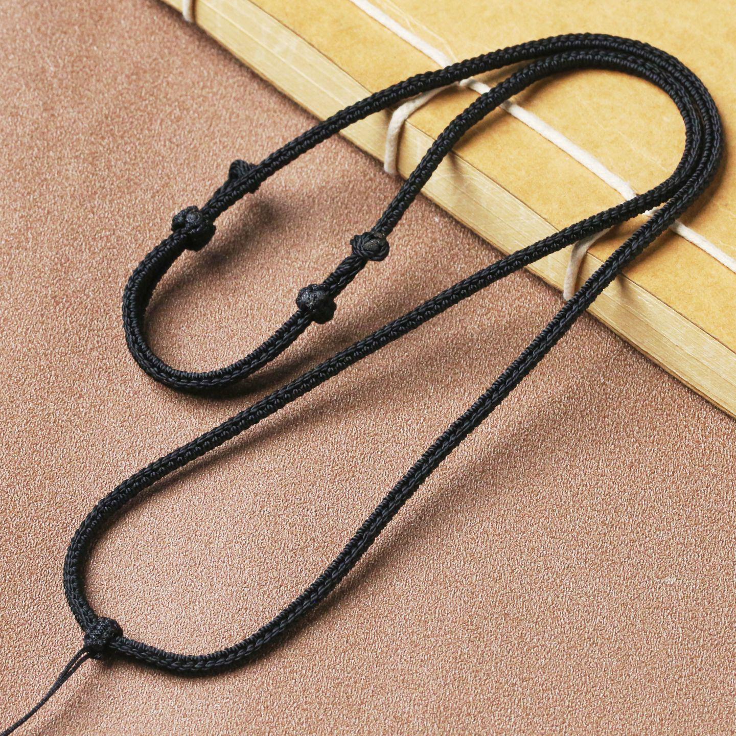 

Плетеный вручную восьмижильный регулируемый шнурок для ожерелья для мужчин и женщин No specific size