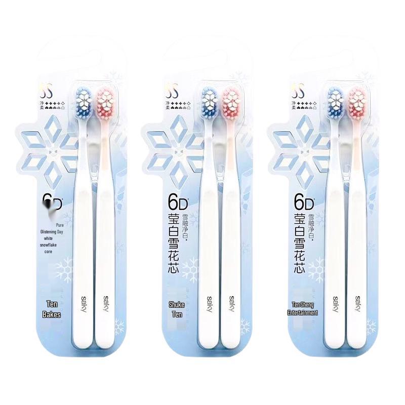 

Shuke Snow Velvet Soft Bristle Toothbrush 6-Pack