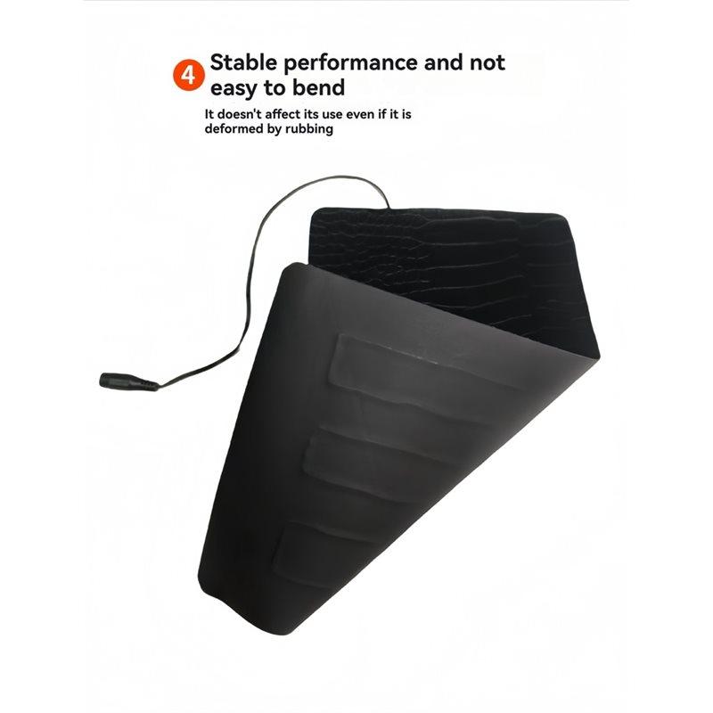 2025 Trend USB Leather For Reptile Pet Heating Pad Anti-Scratch, Adjustable 3-Level Temperature, Waterproof For Turtles