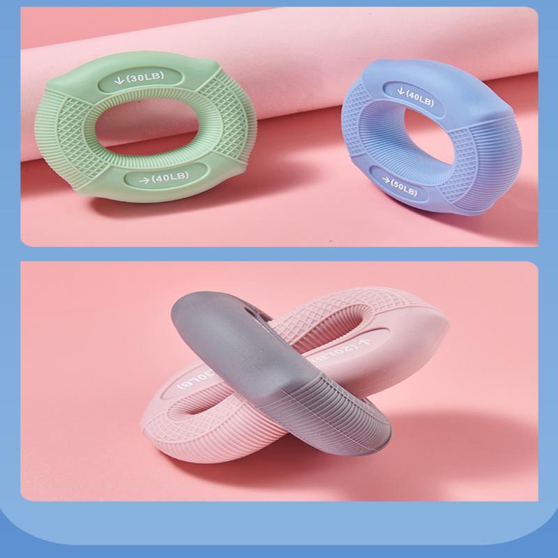 Silicone Finger Gripper Ring Hand Muscle Strengthener Ring Nonslip Wrist Finger Trainer Hand Exercise Carpal Expander