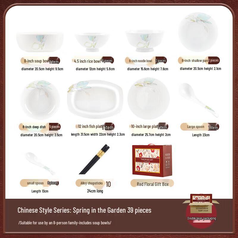 

Mo De Lanka Simple Style Enamel Dinnerware Set