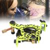 10 Wraps Coil Tattoo Machine Lemon Yellow Electroplating Iron Frame Liner Tattoo Machine for Novice