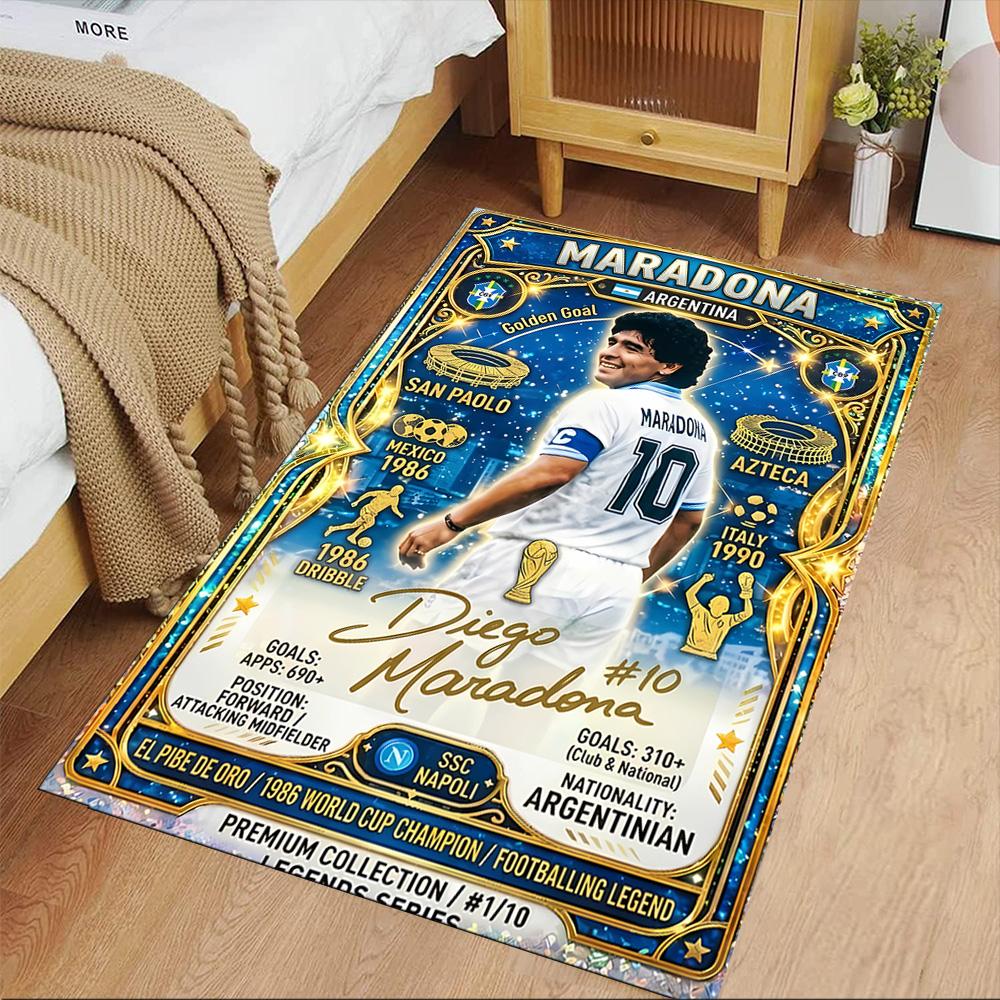 Messi's Golden Achievement Floor Rug Office Rug Suitable for Hallway Decorate room Dormitory Foyer Anti-slip Rug Anime Office Decor
