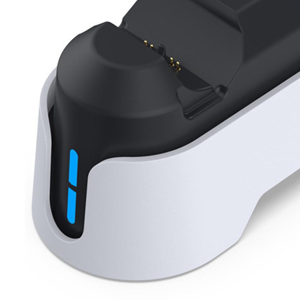 For PS5 Dual Controller Charging Dock with LED Indicator Charging Station Controller Charger Station for PS5 Joystick Gamepads