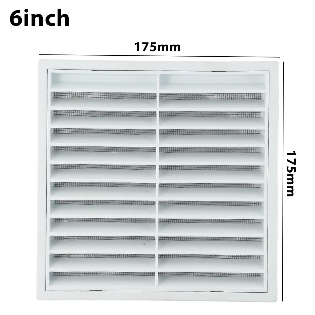 White Grille Air Outlet 100MM/125M/150MM Auxiliary Materials