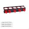 5-Position Car Car-Care Storage Rack Saving Wall Mounted for Garage