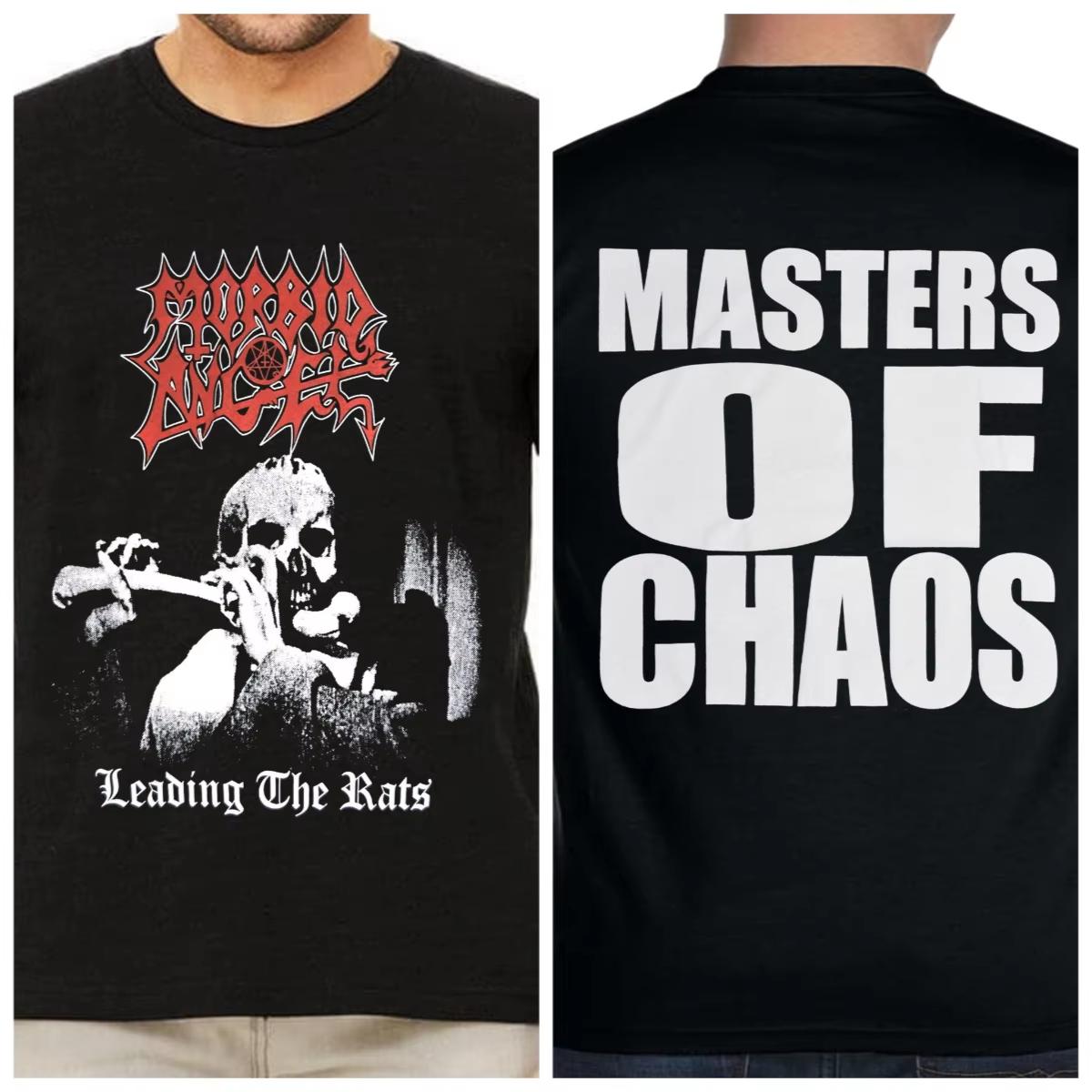 2025 New MORBID ANGEL - Leading The Rats Printed Pure Cotton T-shirt, Fashionable Men s and Women s T-shirt 4XL
