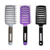 Women's Rib Comb for Root Volume & Styling: High Crown, Long & Curly Hair Massage, Large Curved Design.