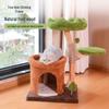 Aomengming Luxus-Katzenbaum mit integriertem Katzenhaus