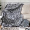 Cotton Woven Throw Blanket Sofa Couch Cover Dust Protector Decorative Home Textile