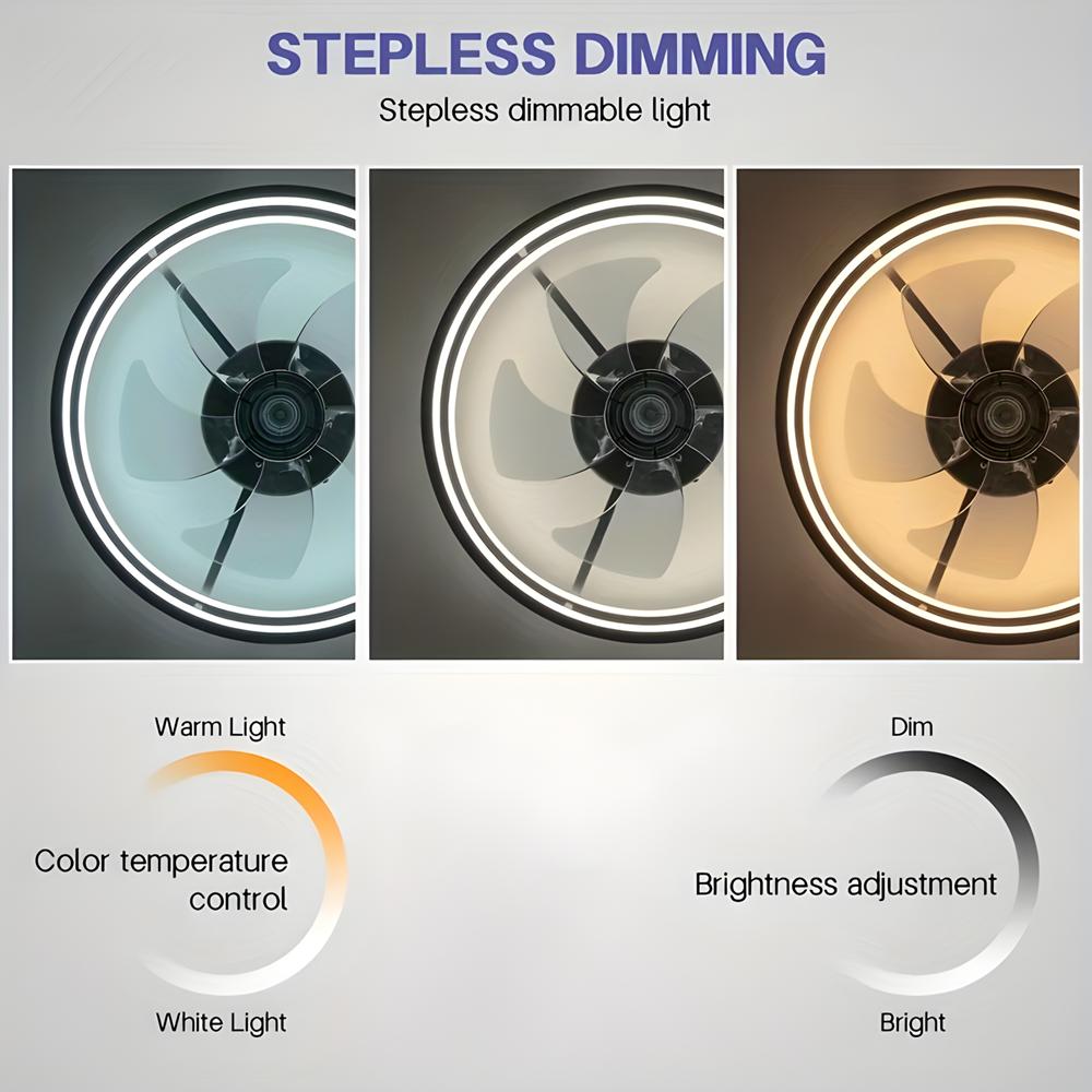 IRALAN Smart ceiling fan with lights remote control bedroom decor ventilator lamp Silent chandelier fan focus LED ceiling lamp