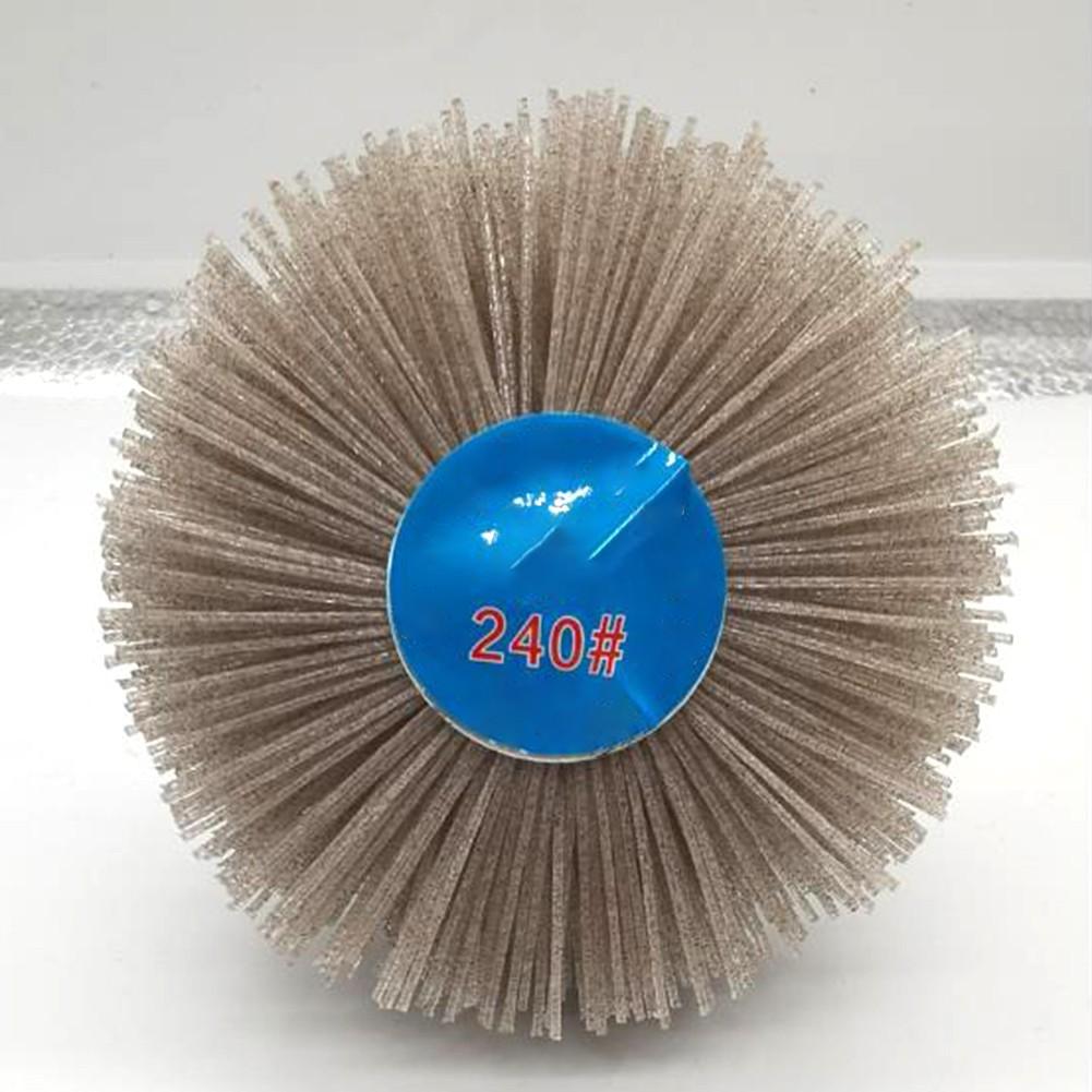 Nylon Wheel Brush for Woodcarving with 80mm Diameter for Precision Work