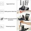 8inch Knife Holder Multifunctional Stainless Steel Knife Stand Can Hold Scissors Chef Knives Holder Kitchen Accessories Tool