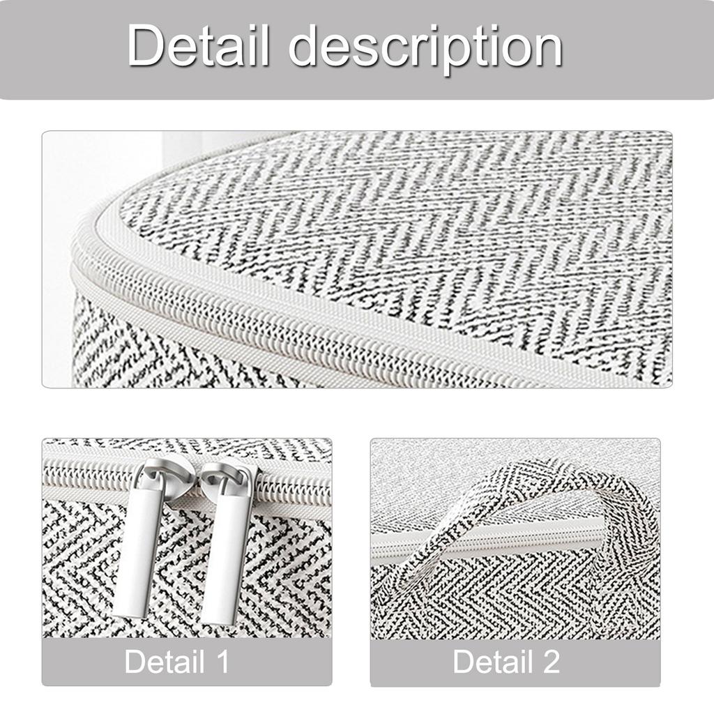 Multipurpose 220L Zippered Storage Bag for Quilt and Sweaters Ideal for Closet Organization and Space Saving Designs