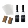 2x Autoglas-Reparaturflüssigkeit, Werkzeug zur Reparatur von Windschutzscheibenrissen, zur Befestigung von Glasrissen, DIY-Windschutzscheibenwerkzeug, Glasfüller, universelle Autoreparatur
