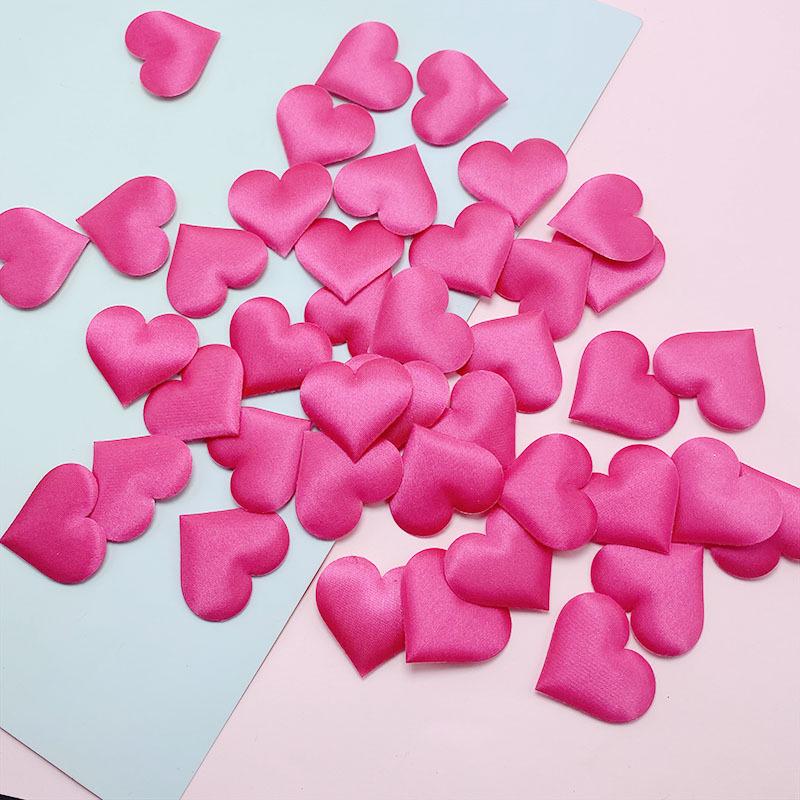 3D Peach Heart Ultrasonic Embossed Wedding Decoration Petal Toss Flowers