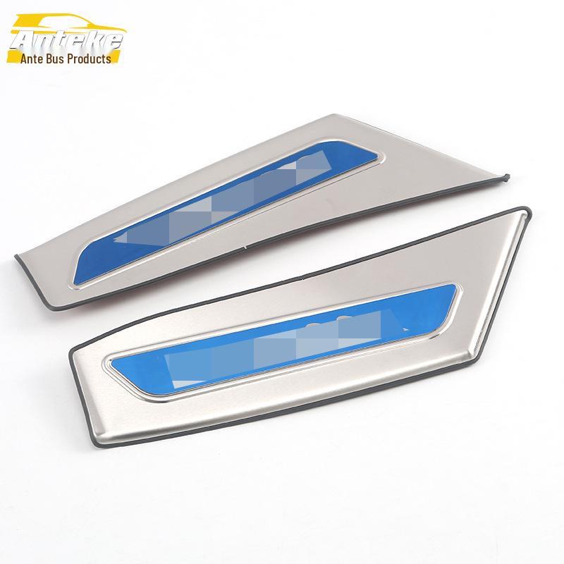 

Защитная накладка заднего бампера Maitou из нержавеющей стали, защита багажника, аксессуары для педалей с блестками