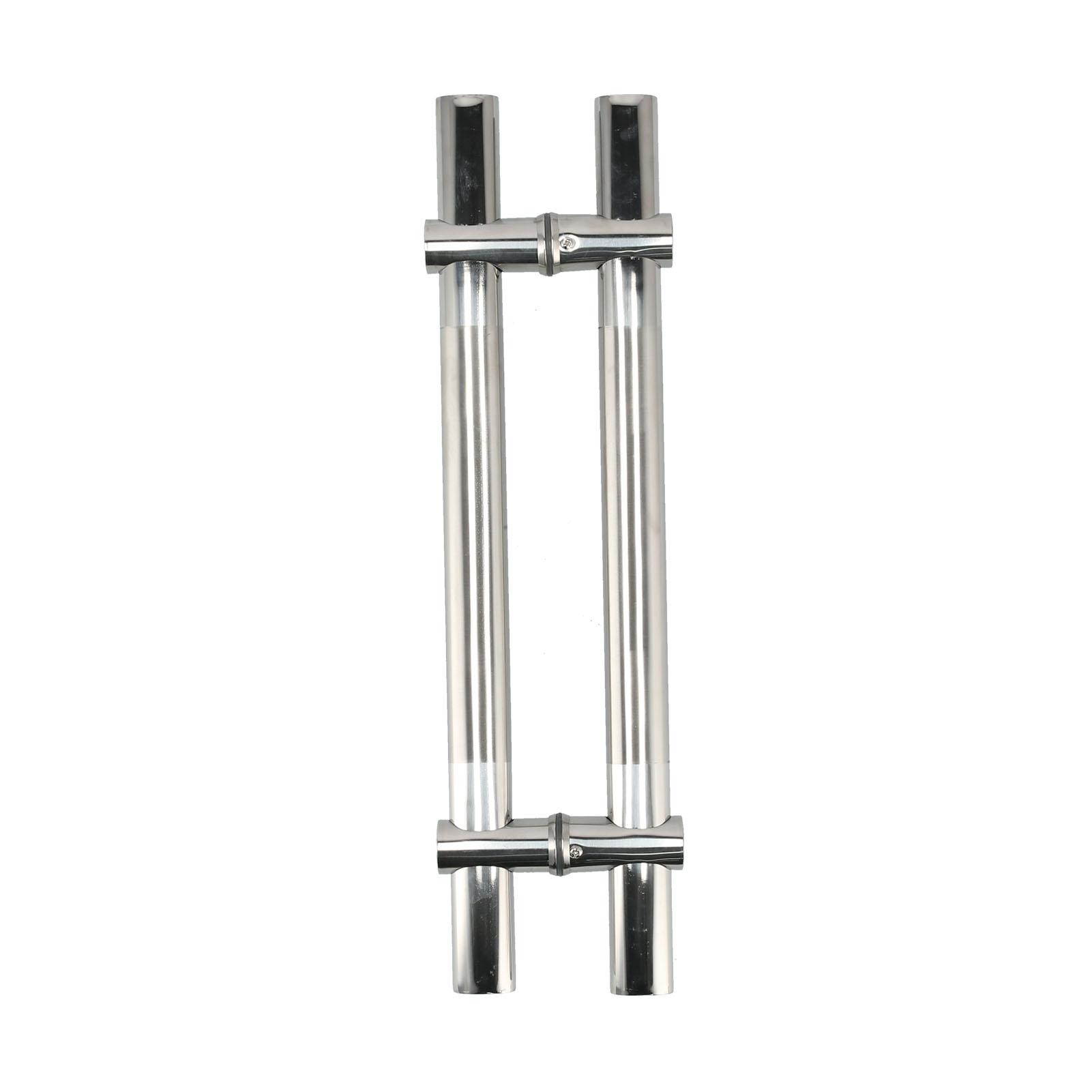 

Push Pull Door Handle 304 Stainless Steel Glass Door Adjustable Handle for Hotel Hall