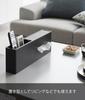 Yamazaki Jitsugyo Hook Tissue Case Dust Box Black X X Not Tower Tissue Cover with Trash Can 1459 (Yamazaki) & W44.6 D7.6 H14.3cm (Hook Included)