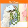 Pvc Phone Lanyard With Full Rhinestone Water Dazzling Crystal Beads For Women And Men