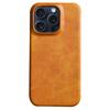 For iPhone 16 Pro Case Calf Texture PU Leather Hard PC Protective Phone Cover