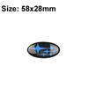 For Subaru STI Forester Outback Legacy Impreza XV Tribeca WRX BRZ 58x28mm Car Logo Steering Wheel Decoration Cover Emblem Decals Y2